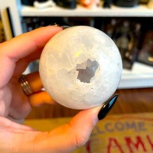 Lemurian Calcite Sphere